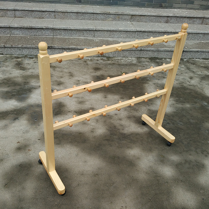Wooden Montessori Materials Towel Wooden Stand