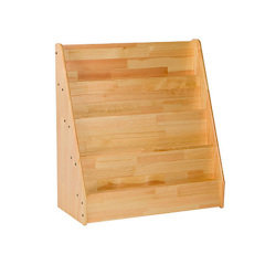 Eco Friendly Kids Wooden Shelf Children Bookshelf Daycare Wooden Storage Cabinet