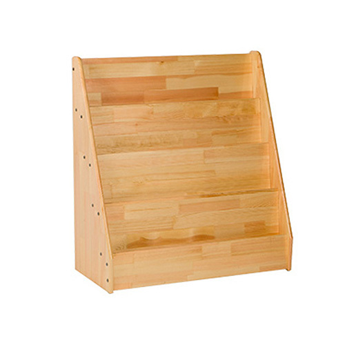 Eco Friendly Kids Wooden Shelf Children Bookshelf Daycare Wooden Storage Cabinet