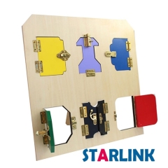 Montessori Lock Box Toy Learning Education Toys Memory Board Game Practical Life Skill Toy Boys Girls