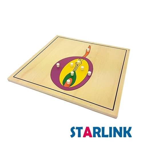 Baby Educational Montessori Material Wooden Jigsaw Puzzle Seed Puzzle Kids Toy Play Fun