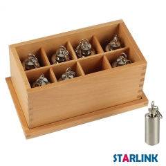 Temperature Bottles Sensory Skill Toys Montessori Daily Life Practice Boxs Beech Wood Toy Children Educational Games