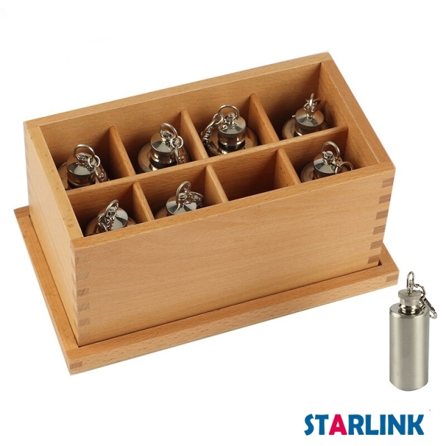 Temperature Bottles Sensory Skill Toys Montessori Daily Life Practice Boxs Beech Wood Toy Children Educational Games
