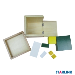 Montessori Mathematics Kids Educational Toys Wooden Trinomial Power Of 2 Cube