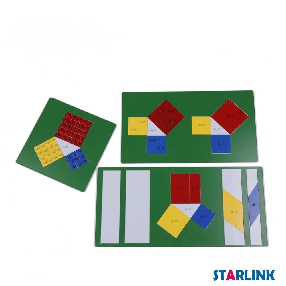 Early Learning Teaching Resources Wooden Educational Toys for Toddlers Montessori Mathematics Theorem of Pythagoras