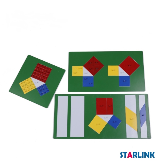 Early Learning Teaching Resources Wooden Educational Toys for Toddlers Montessori Mathematics Theorem of Pythagoras