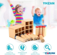 Wooden Educational Toys Kids Learning Material Teaching Resources Montessori Sound Boxes Wooden Toys Educational