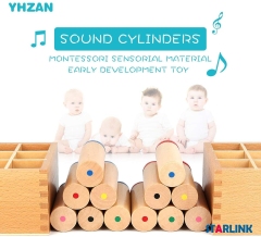 Wooden Educational Toys Kids Learning Material Teaching Resources Montessori Sound Boxes Wooden Toys Educational