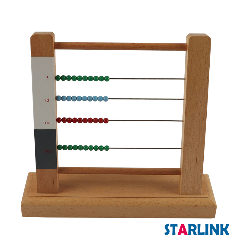 Small Bead Frame educational wooden montessori mathematics toys