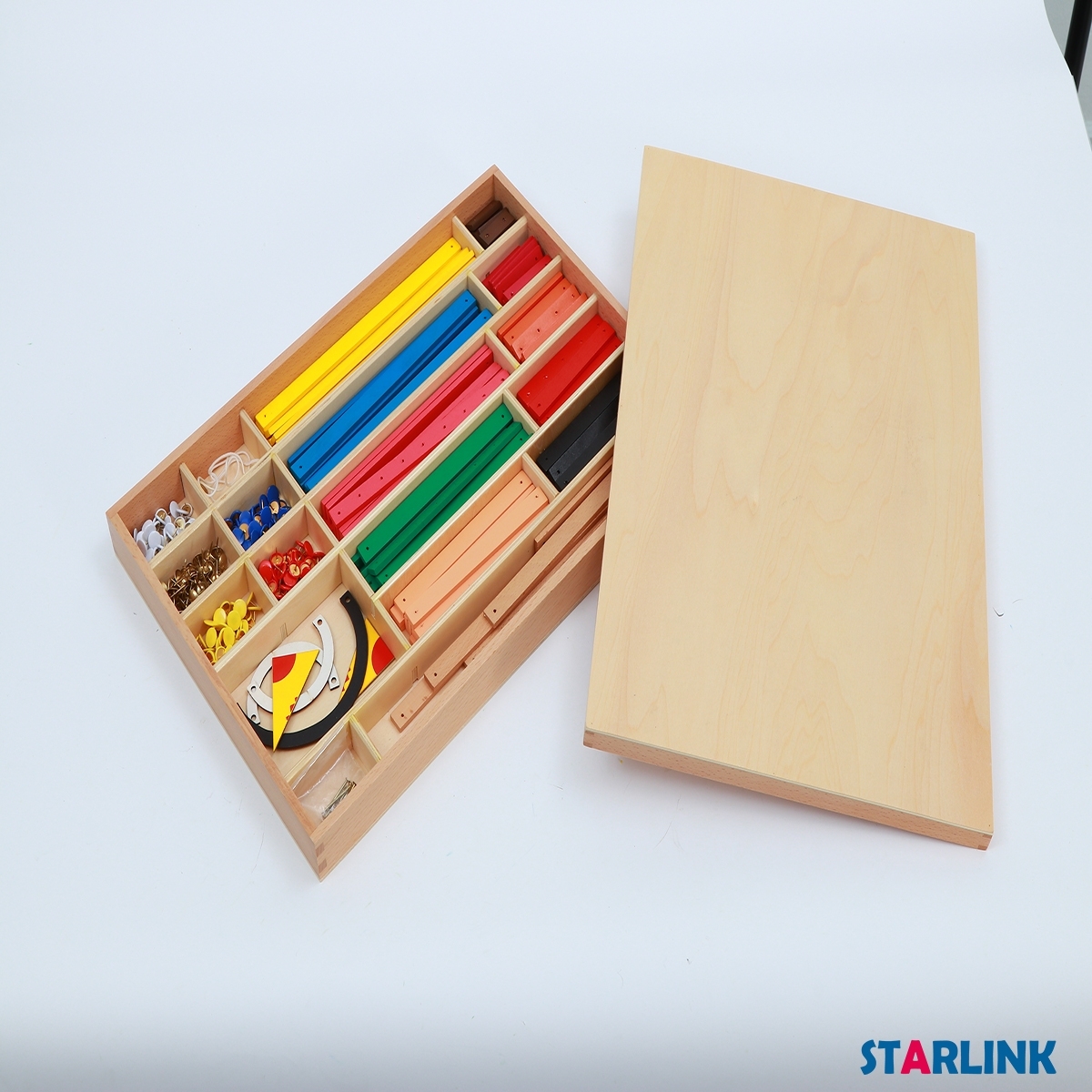 Montessori primary school teaching aids geometry equipmens Geometric Stick Material
