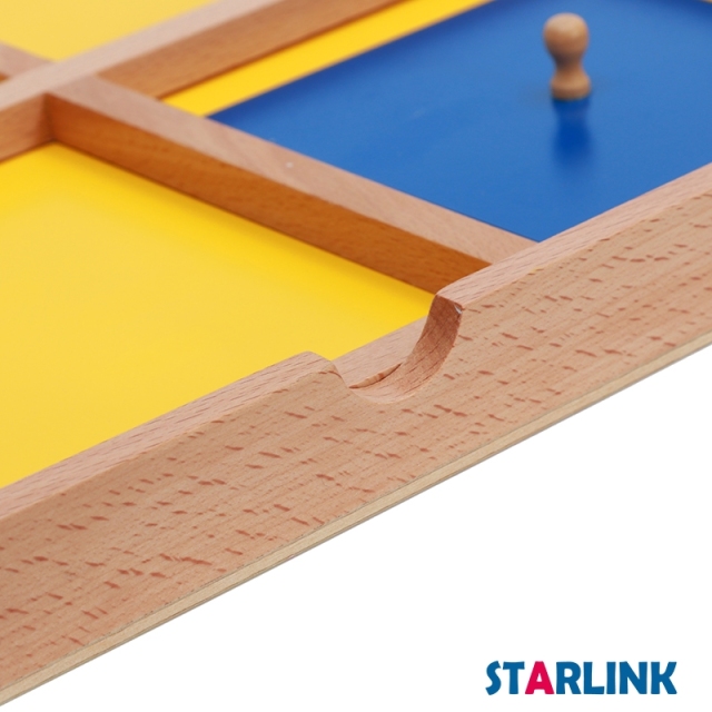 Premium Montessori Wooden Material Geometric Cabinet Presentation Tray Kids Toy for Playschool