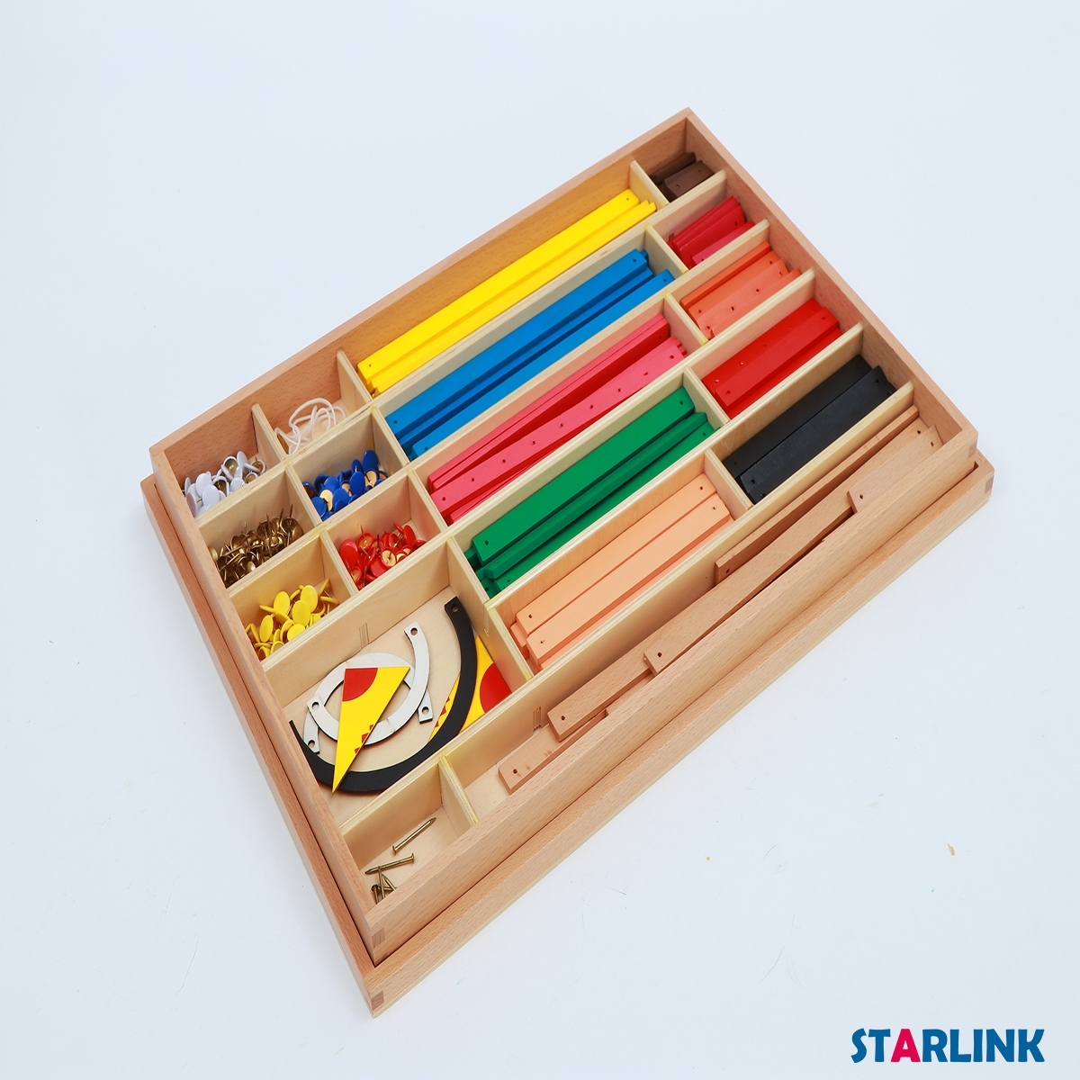 Montessori primary school teaching aids geometry equipmens Geometric Stick Material