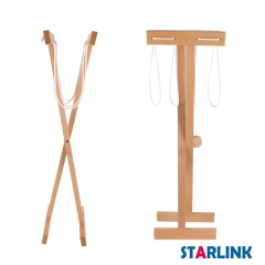 Montessori Accessories Toys Wooden Clothing Rack Drying Stand Kids Learning Educational Furniture Preschool Toddler Toy