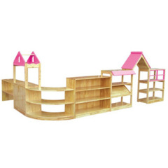 Toy Storage New style hot sale preschool children storage cabinet combined storage cabinet Wooden for Montessori materials