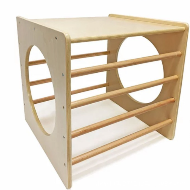 Pickler Triangle Wooden Foldable Climbing Frame Triangle Arch Toddler Gym Transformable Pickler Triangle Indoor Playground