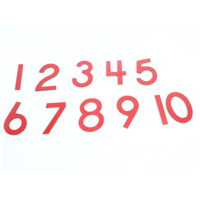 Children Number Puzzle 1-10 Mathematics Material Educational Wooden Montessori Math Toy