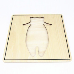 Starlink Wooden Kids Education Baby Montessori Materials Teaching Aids Toys Cicada Puzzle