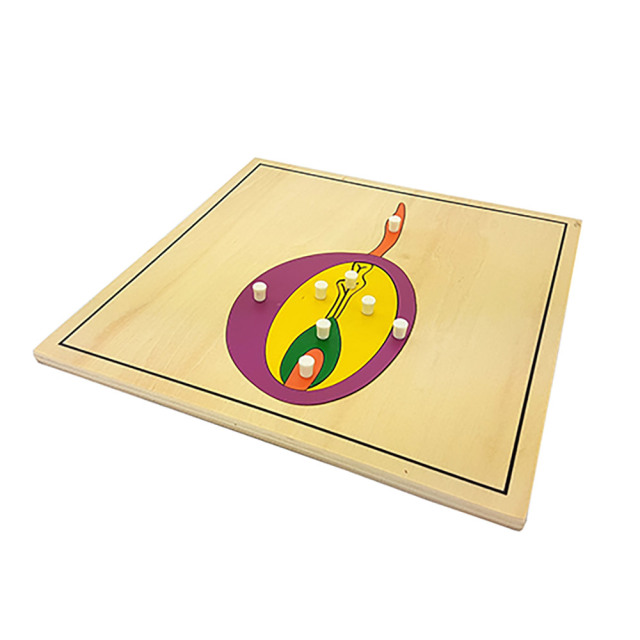 Starlink Early Baby Montessori Set Science Intelligence Puzzle Animalss Toys Wood Seed Puzzle