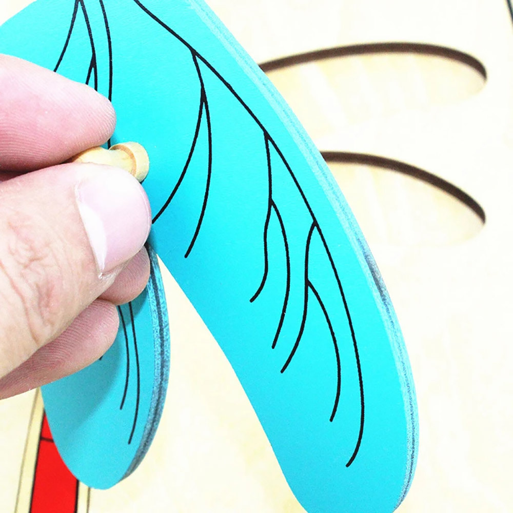 Wooden Educational Montessori Materials Baby Toys For Preschool Dragonfly Puzzle