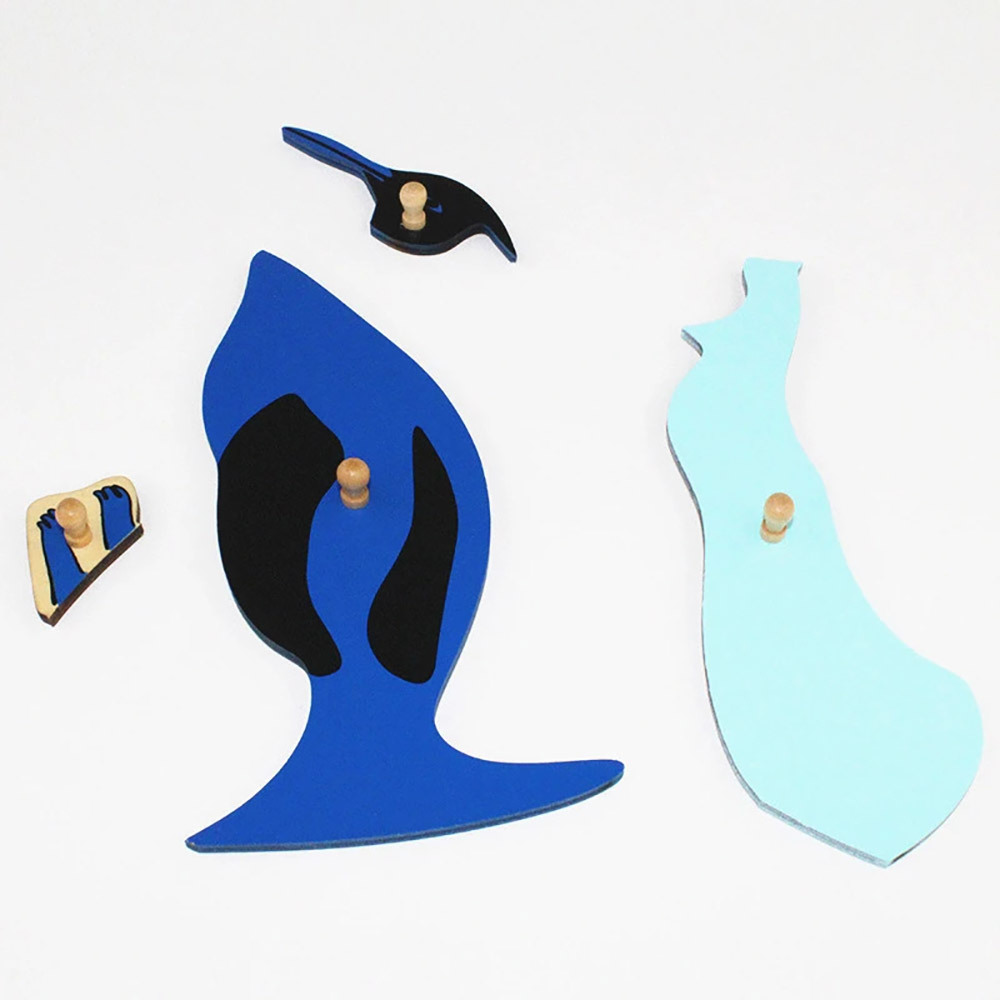Starlink Newest Children Wooden Educational Toys For Bay Montessori Wood Pengun Puzzle