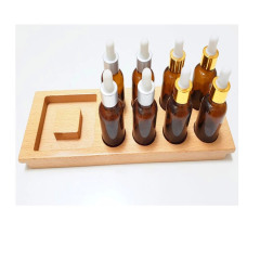 Starlink En71 Early Learning Wooden Baby Educational Montessori Toys Tasting Bottles