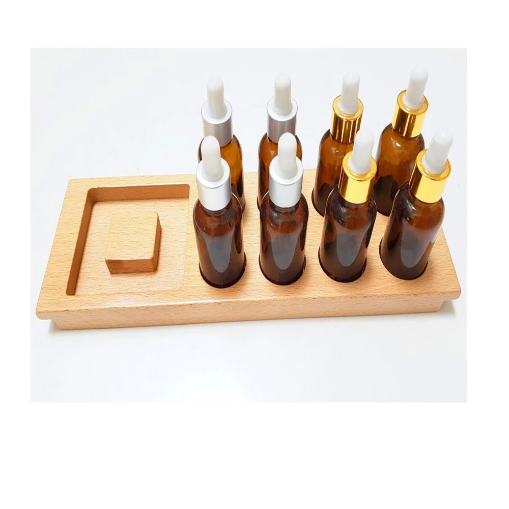 Beech Wood Toy Montessori Educational Sensory Materials Toys For Children Tasting Exercises