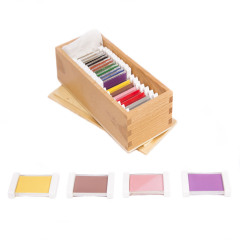 Starlink Kindergarten Wooden Educational Montessori Toys Teaching Aids Toys Color Tablets Second Box