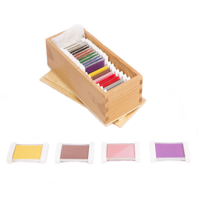 Starlink Kindergarten Wooden Educational Montessori Toys Teaching Aids Toys Color Tablets Second Box
