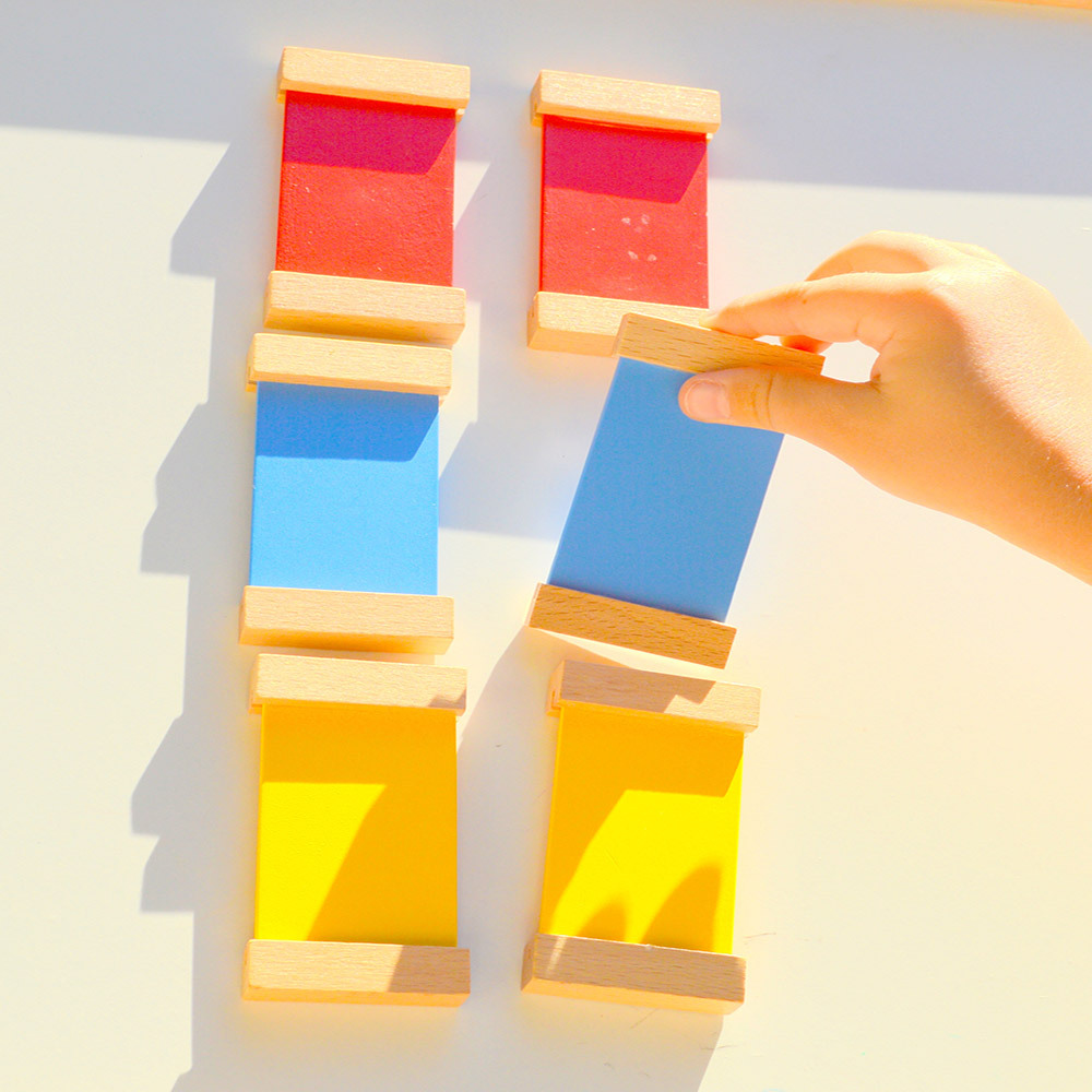 StarLink Preschool Kids Attention Practice Montessori Color Tablets Teaching Aids Color Box Sensorial Educational Toys