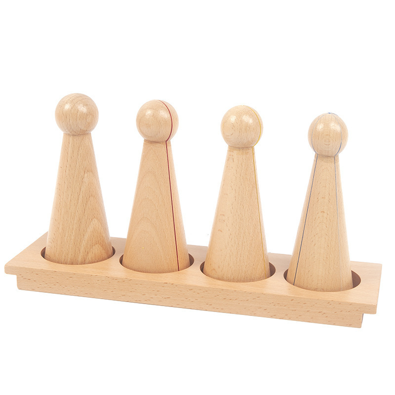 StarLink Montessori Materialsteaching Aids Wooden Educational Toys Large Fraction Skittles