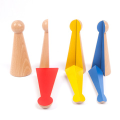 StarLink Montessori Materialsteaching Aids Wooden Educational Toys Large Fraction Skittles