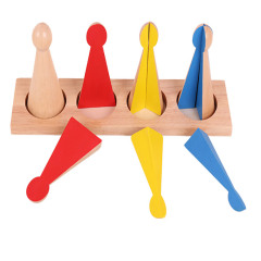 StarLink Montessori Materialsteaching Aids Wooden Educational Toys Large Fraction Skittles