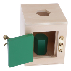 Educational lock Toy Educational Teaching Aids Wooden lock Toy Montessori Lock Box