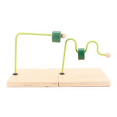Starlink Wooden Montessori Educational Manipulative Horizontal Dowel Variation Serpentine