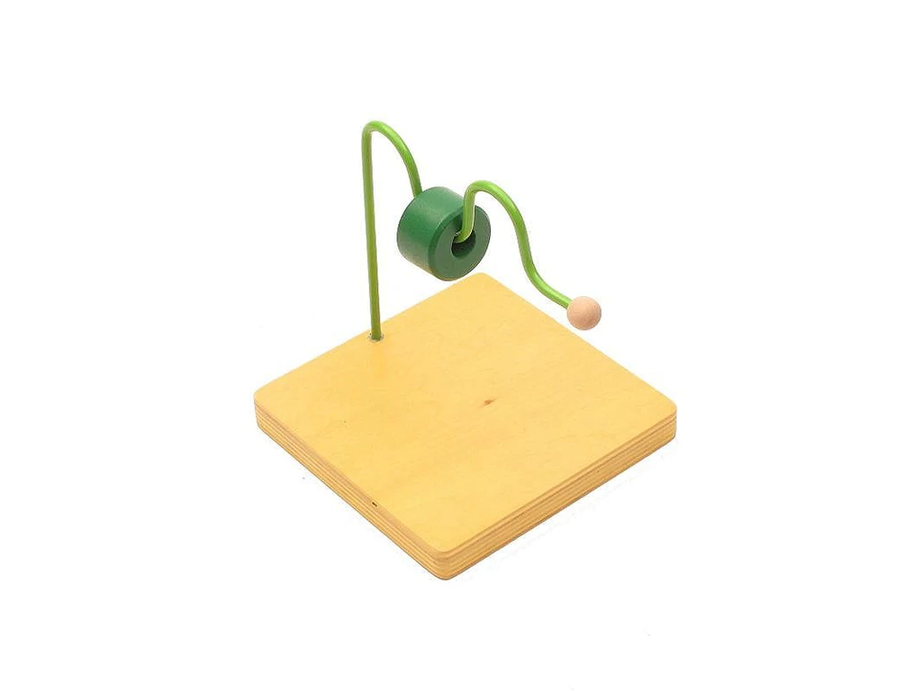 Montessori Wooden Toys Montessori Teaching Aids Horizontal Dowel Variation Serpentine And Straight Jouets Montessori