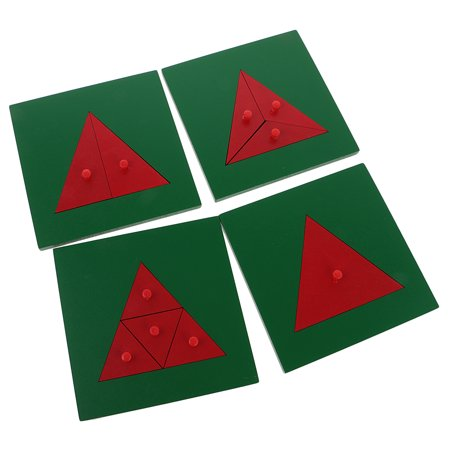 Montessori Metal Insets Kids Math Montessori Toys Metal Triangles