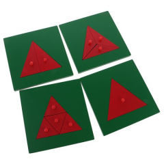 Montessori Metal Insets Kids Math Montessori Toys Metal Triangles
