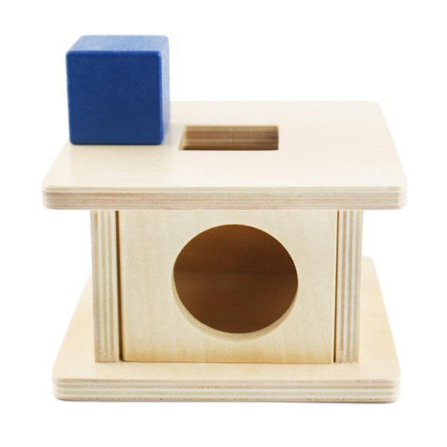 Montessori Infant Materials Toddler Imbucare Box Preschool Learning Toy Educational Wooden Toy