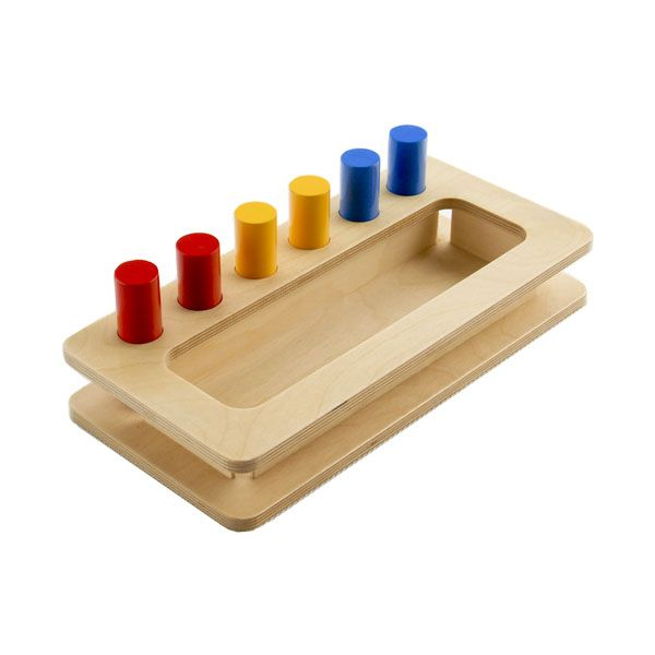 Montessori Material Wooden Toy Montessori Activities For 2 Year Olds Toddler Imbucare Peg Box Children Toy For Kids