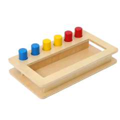 Montessori Material Wooden Toy Montessori Activities For 2 Year Olds Toddler Imbucare Peg Box Children Toy For Kids