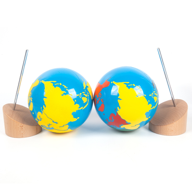 Montessori Materials Educational Toys Teaching Aids For Geography Equipment Globe World Parts Juguetes De Madera Montessori