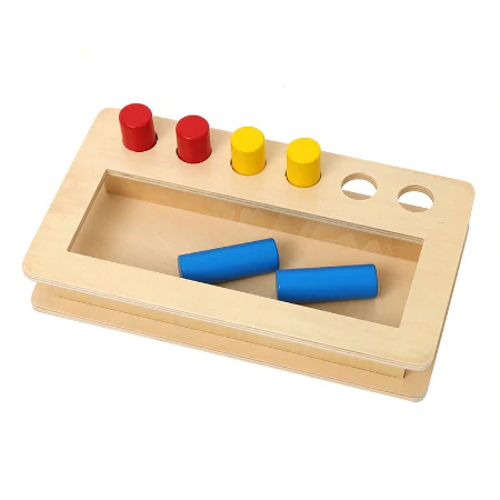 Montessori Material Wooden Toy Montessori Activities For 2 Year Olds Toddler Imbucare Peg Box Children Toy For Kids