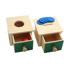 Starlink Wooden Children Montessori Material Culture Educational Toys Infant Coin Box