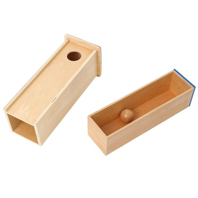 Learning Educational Preschool Montessori Kids Toy Baby Wood Object Permanence Box Drawer