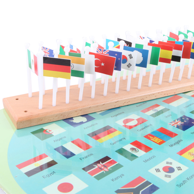 Starlink Hot Selling Product Brain Teaser Geography Montessori Toys Flags Of The World
