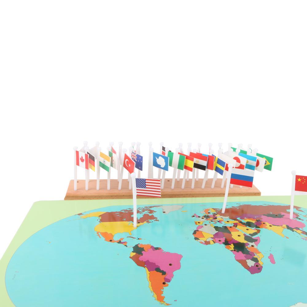 Starlink Hot Selling Product Brain Teaser Geography Montessori Toys Flags Of The World