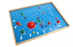 Wooden preschool educational toys Kids Wooden Toys Solar System Montessori Educational Toys New 9 planets
