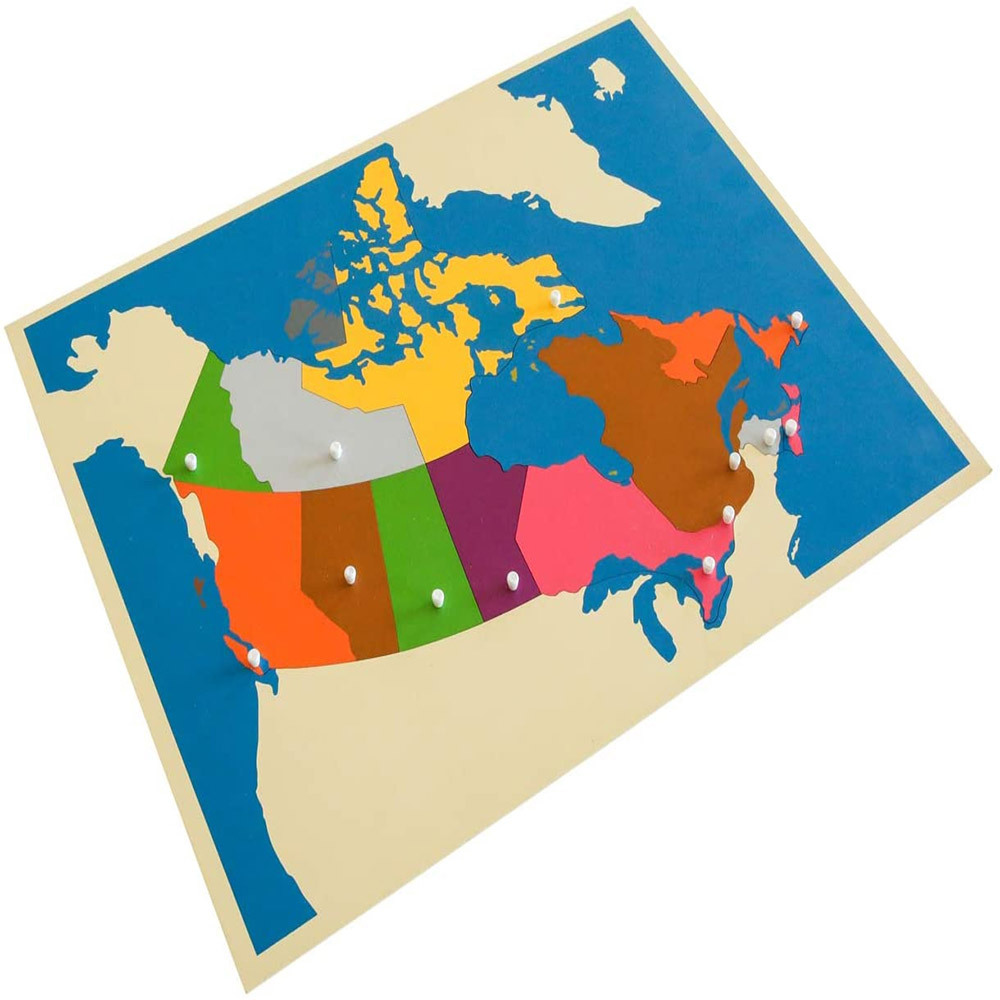 Starlink Montessori Materials Teaching Aids Baby Educational Toy Canada Puzzle Map