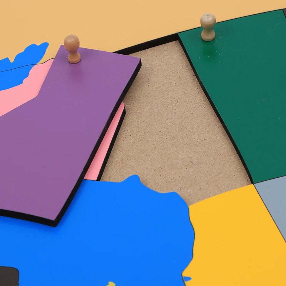 Starlink Montessori Materials Teaching Aids Baby Educational Toy Canada Puzzle Map