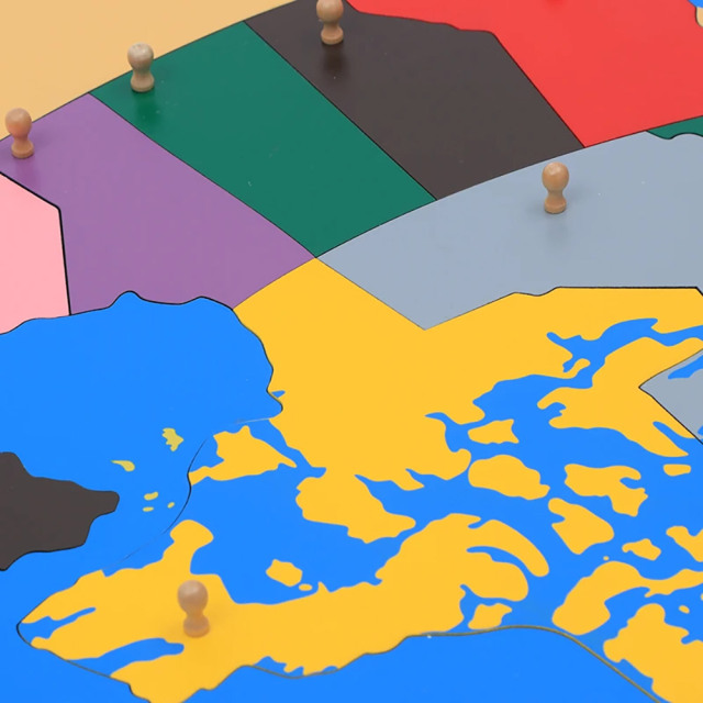 Starlink Montessori Materials Teaching Aids Baby Educational Toy Canada Puzzle Map